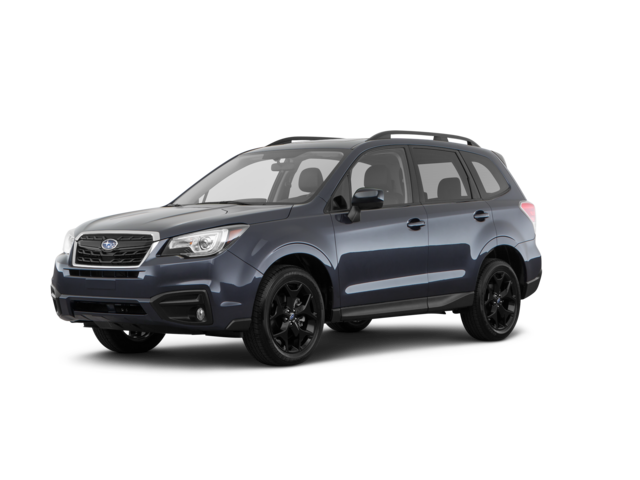 2018 Subaru Forester 2.0XT Premium, front three-quarter view, paint 1 of 8