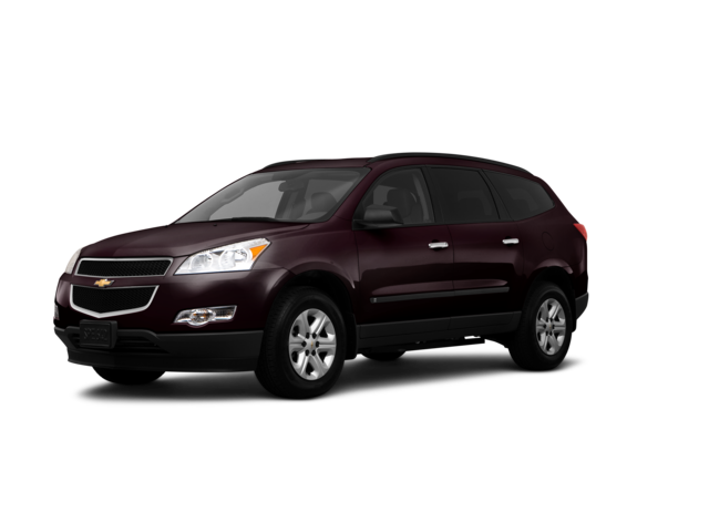 2010 Chevrolet Traverse LS, front three-quarter view, paint 1 of 8