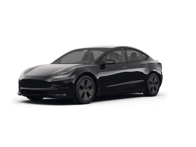 2022 Tesla Model 3 Base, front three-quarter view, paint 1 of 5