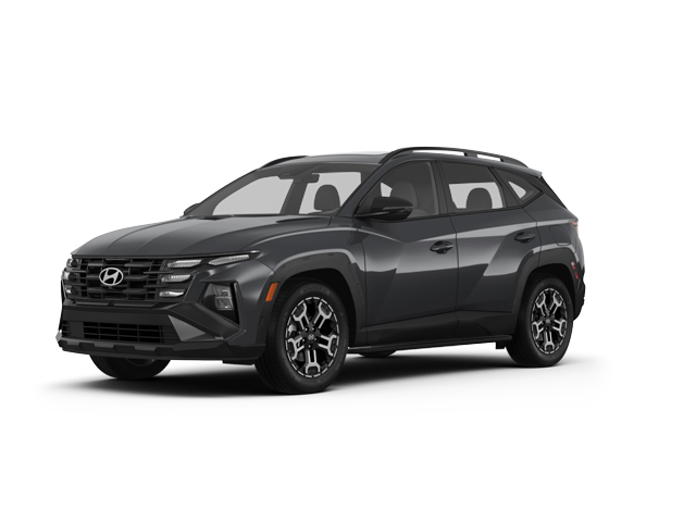 2025 Hyundai Tucson XRT, front three-quarter view, paint 1 of 8
