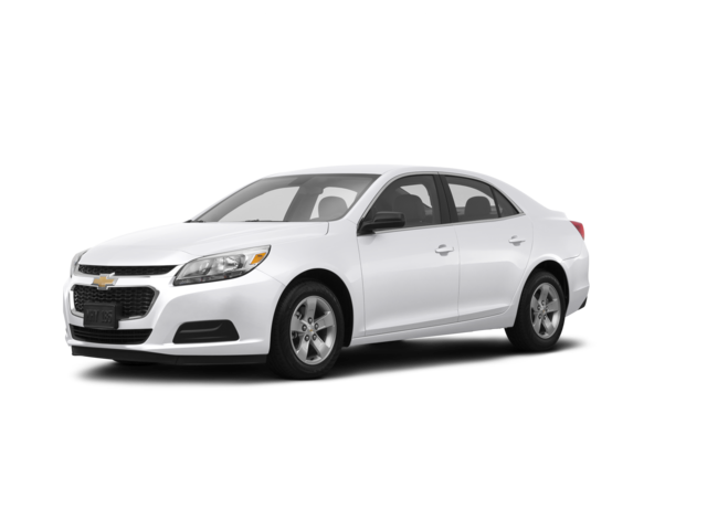 2015 Chevrolet Malibu LS, front three-quarter view, paint 1 of 8
