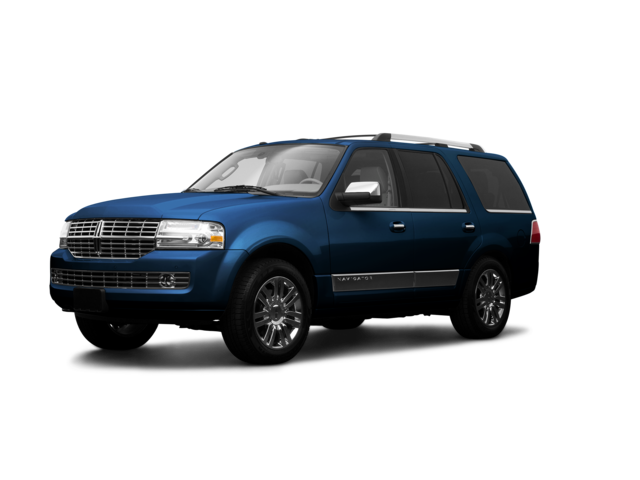 2009 Lincoln Navigator Base, front three-quarter view, paint 1 of 7