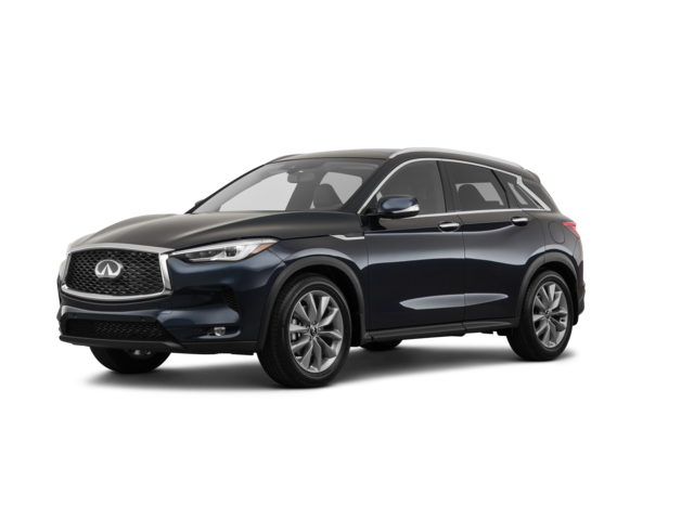2020 INFINITI QX50 ESSENTIAL, front three-quarter view, paint 1 of 8