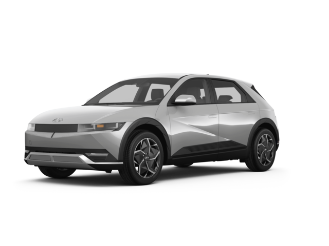 2023 Hyundai Ioniq 5 SE, front three-quarter view, paint 1 of 8