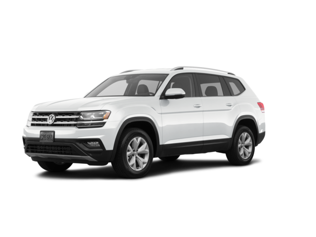 2019 Volkswagen Atlas SE w/Technology, front three-quarter view, paint 1 of 8