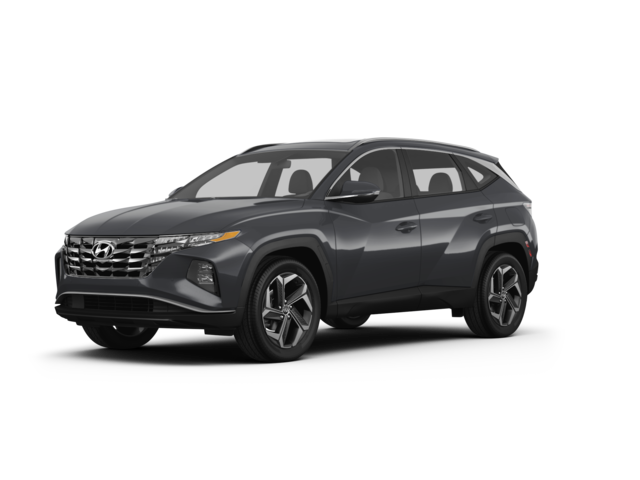 2024 Hyundai Tucson SEL, front three-quarter view, paint 1 of 8