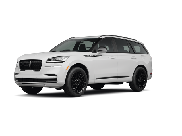 2024 Lincoln Aviator Reserve, front three-quarter view, paint 1 of 8