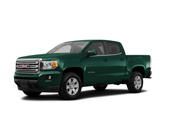 2015 GMC Canyon SL, front three-quarter view, paint 1 of 8