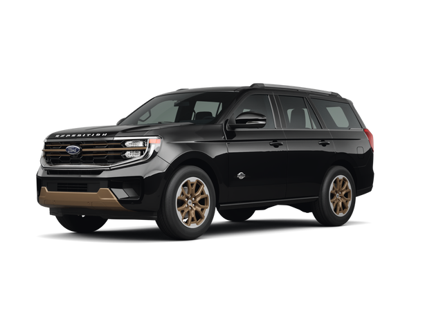 2026 Ford Expedition King Ranch, front three-quarter view, paint 1 of 6