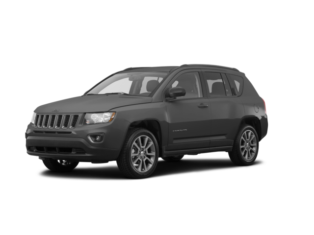 2017 Jeep Compass High Altitude, front three-quarter view, paint 1 of 8