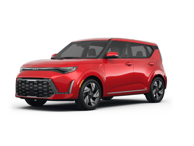 2023 Kia Soul GT-Line, front three-quarter view, paint 1 of 8
