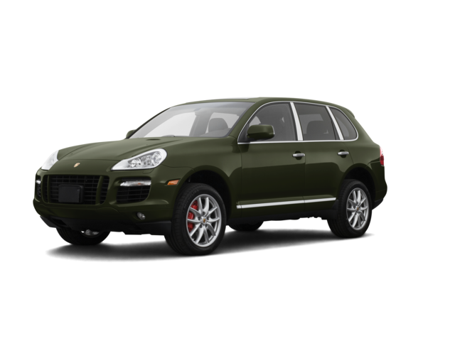 2008 Porsche Cayenne Turbo, front three-quarter view, paint 1 of 8