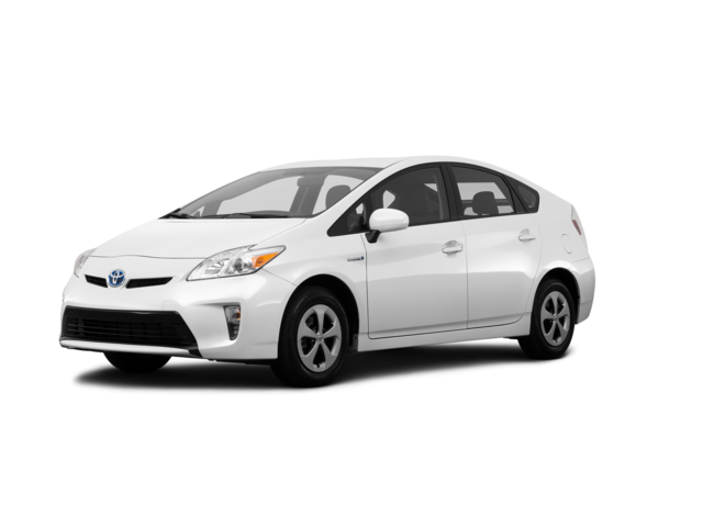 2014 Toyota Prius Two, front three-quarter view, paint 1 of 8