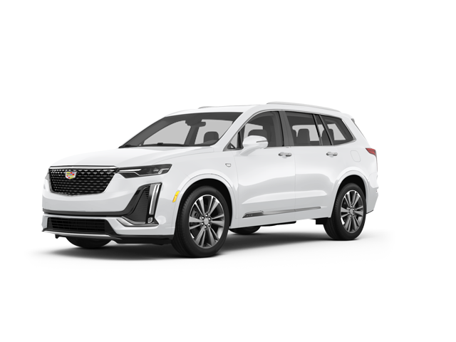 2025 Cadillac XT6 Premium Luxury, front three-quarter view, paint 1 of 7