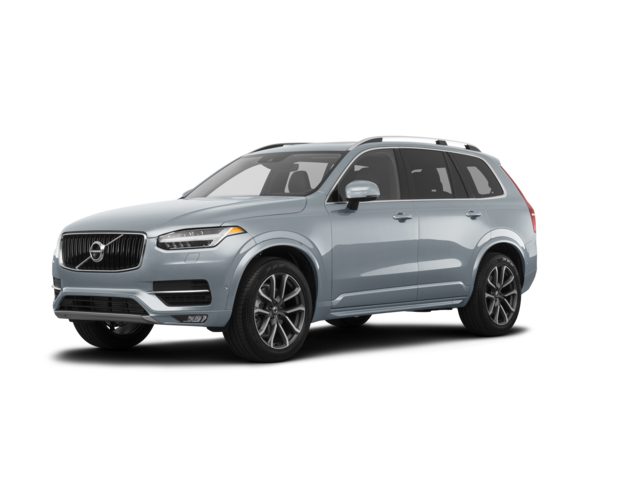 2018 Volvo XC90 T6 Momentum, front three-quarter view, paint 1 of 8