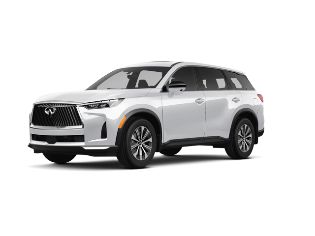 2026 INFINITI QX60 PURE, front three-quarter view, paint 1 of 4