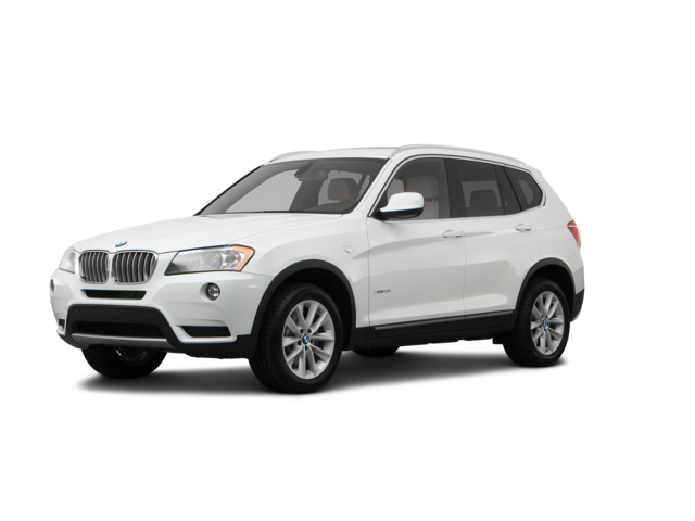 2012 BMW X3 xDrive28i, front three-quarter view, paint 1 of 8