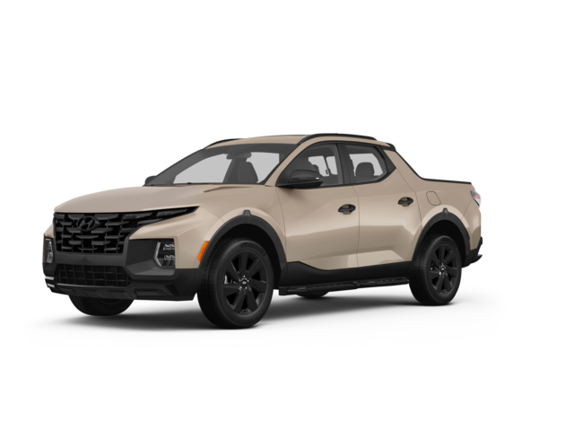 2024 Hyundai Santa Cruz Night, front three-quarter view, paint 1 of 6