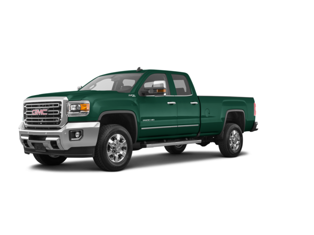2017 GMC Sierra 2500 HD SLT, front three-quarter view, paint 1 of 8