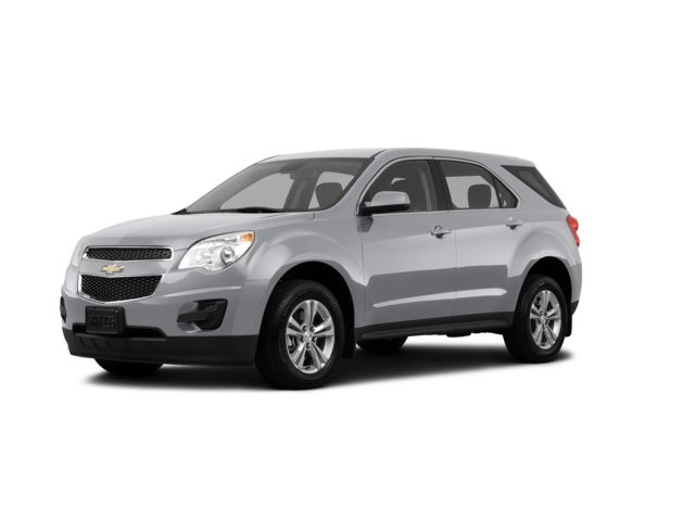 2013 Chevrolet Equinox LS, front three-quarter view, paint 1 of 8