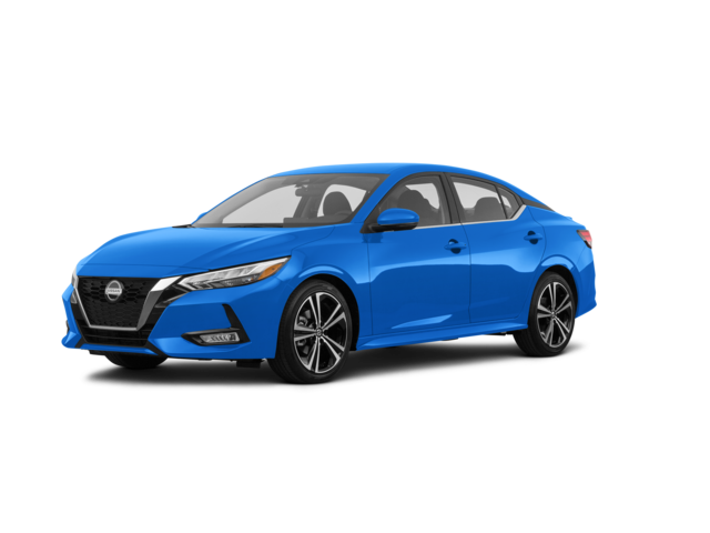 2022 Nissan Sentra SR, front three-quarter view, paint 1 of 8