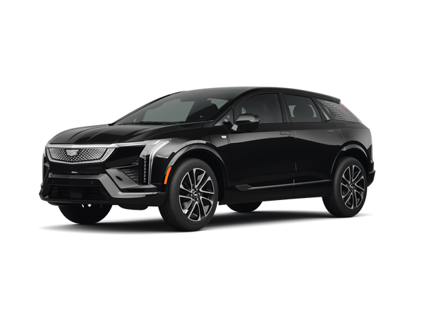 2025 Cadillac OPTIQ Sport 1, front three-quarter view, paint 1 of 7