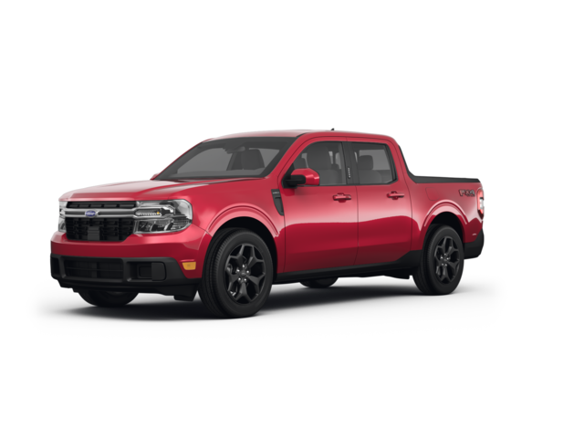 2022 Ford Maverick Lariat, front three-quarter view, paint 1 of 8