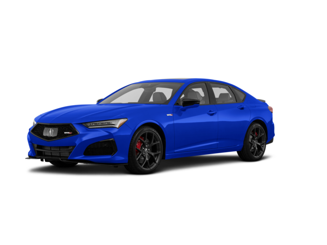 2022 Acura TLX Type S, front three-quarter view, paint 1 of 8