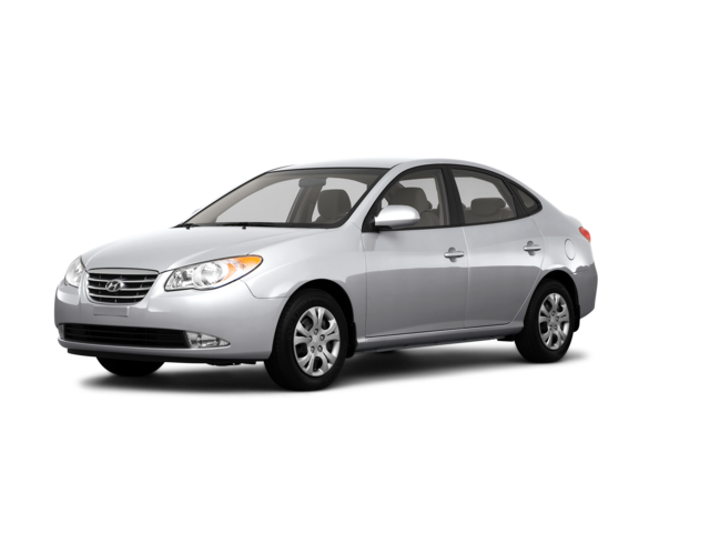 2010 Hyundai Elantra GLS, front three-quarter view, paint 1 of 8