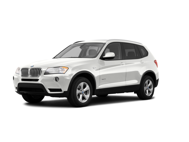 2011 BMW X3 xDrive28i, front three-quarter view, paint 1 of 8