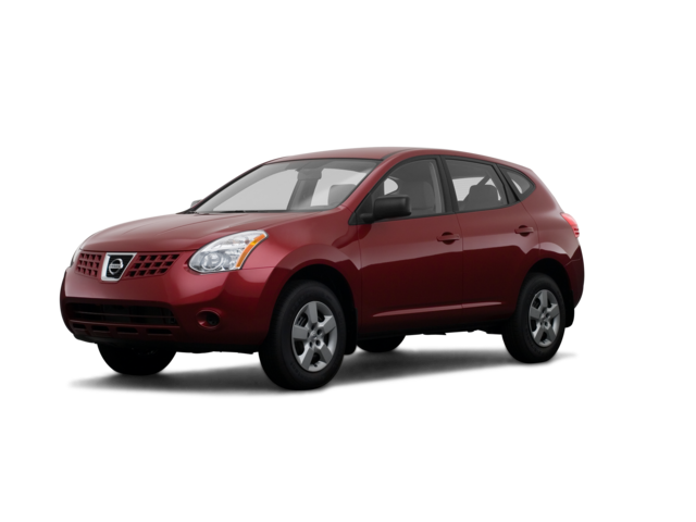 2008 Nissan Rogue S, front three-quarter view, paint 1 of 6