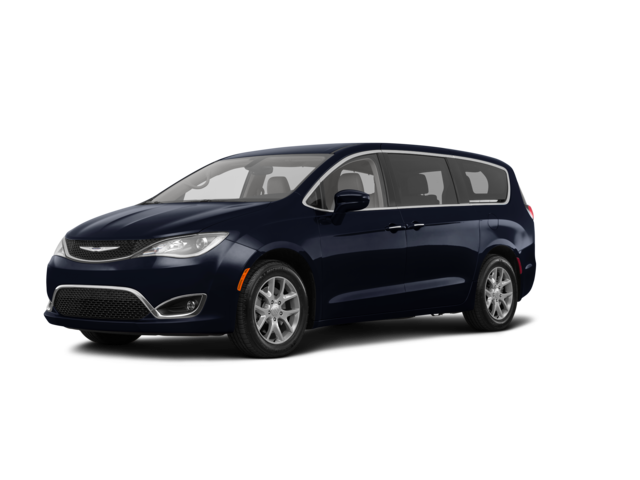 2020 Chrysler Pacifica Touring, front three-quarter view, paint 1 of 8