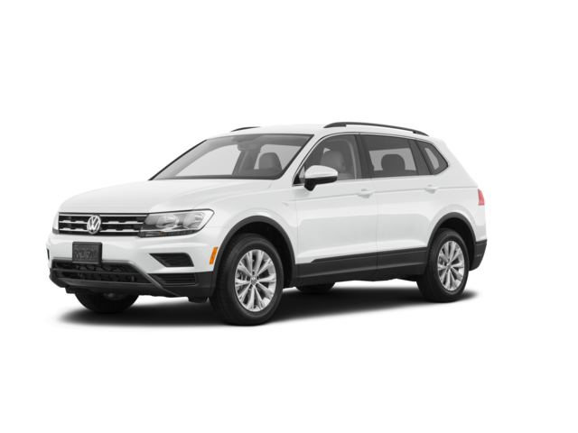 2019 Volkswagen Tiguan SE, front three-quarter view, paint 1 of 8