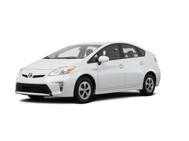 2015 Toyota Prius One, front three-quarter view, paint 1 of 8