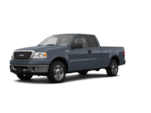 2007 Ford F-150 Lariat, front three-quarter view, paint 1 of 8