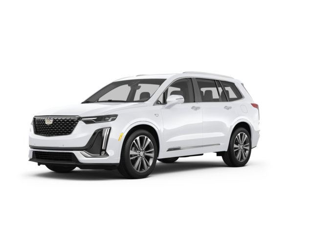 2022 Cadillac XT6 Sport, front three-quarter view, paint 1 of 8