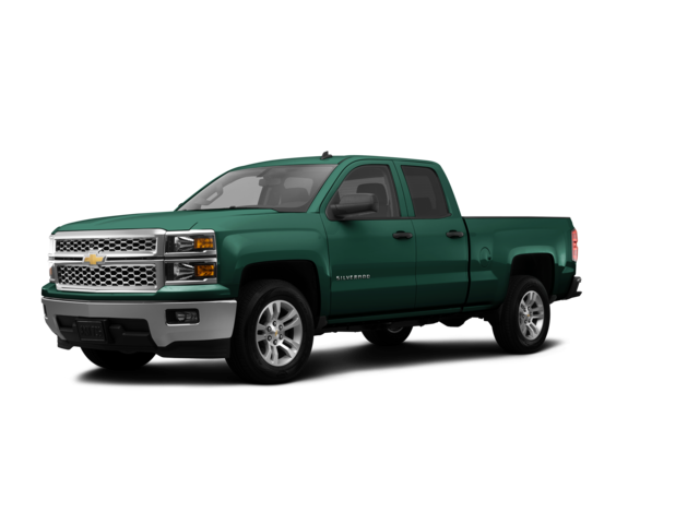 2015 Chevrolet Silverado 1500 LT, front three-quarter view, paint 1 of 8