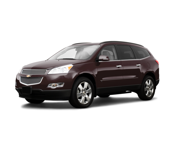 2009 Chevrolet Traverse LT1, front three-quarter view, paint 1 of 8