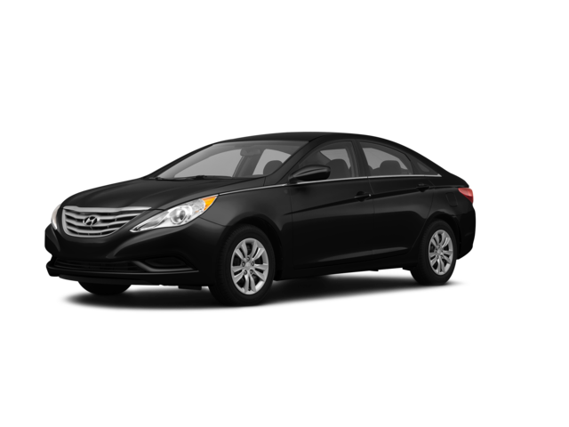 2012 Hyundai Sonata SE, front three-quarter view, paint 1 of 8