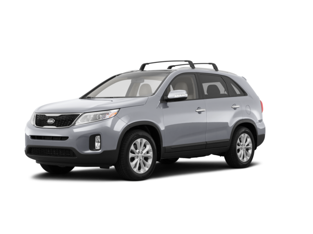 2015 Kia Sorento EX, front three-quarter view, paint 1 of 8