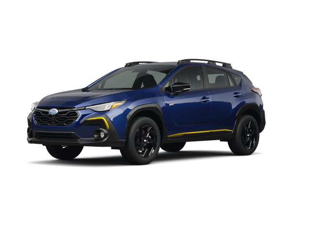 2025 Subaru Crosstrek Sport, front three-quarter view, paint 1 of 8