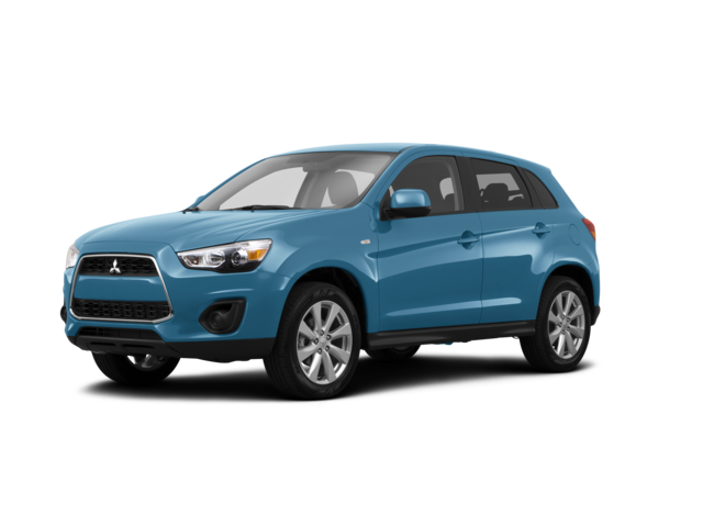 2014 Mitsubishi Outlander Sport ES, front three-quarter view, paint 1 of 6