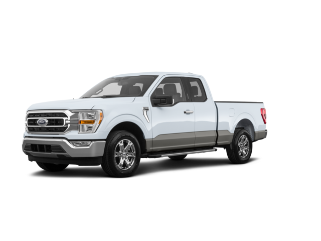2021 Ford F-150 Tremor, front three-quarter view, paint 1 of 8