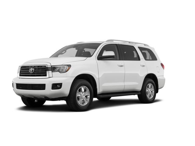 2022 Toyota Sequoia SR5, front three-quarter view, paint 1 of 6