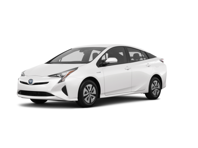 2017 Toyota Prius One, front three-quarter view, paint 1 of 8