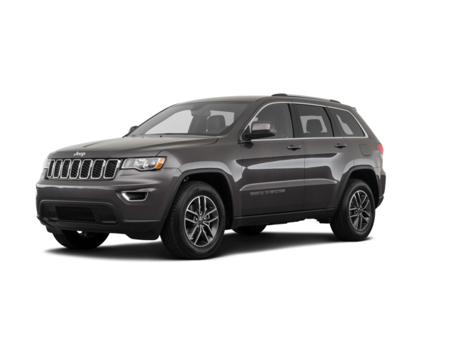2020 Jeep Grand Cherokee Laredo E, front three-quarter view, paint 1 of 8