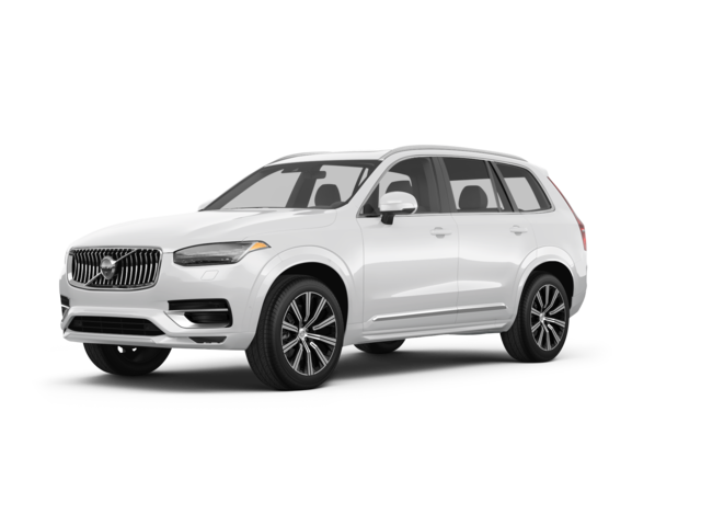 2024 Volvo XC90 B5 Core, front three-quarter view, paint 1 of 7