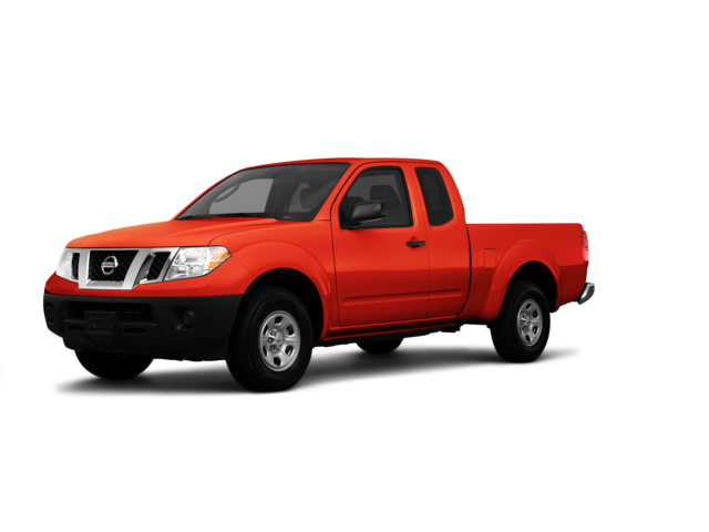 2010 Nissan Frontier XE, front three-quarter view, paint 1 of 7