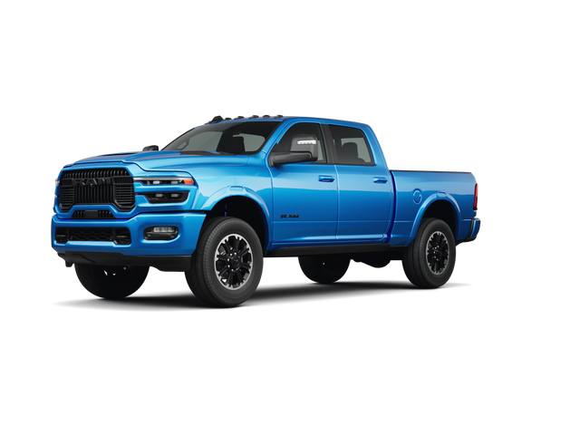 2026 Ram 2500 Black Express, front three-quarter view, paint 1 of 8