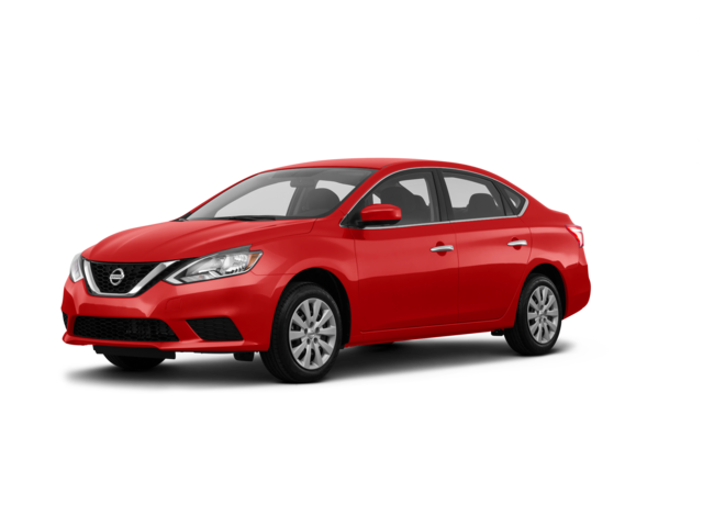 2016 Nissan Sentra S, front three-quarter view, paint 1 of 8